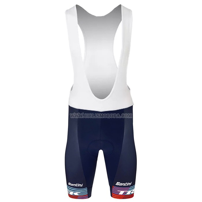2023 Ropa Ciclismo Trek Factory Azul Mangas Cortas y Culotte Corto